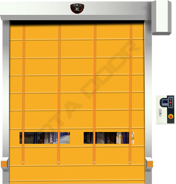 Cửa Cuốn Nhanh Xếp Lớp